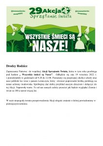 Sprzątanie świata 2022