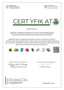 DYPLOM szkoła